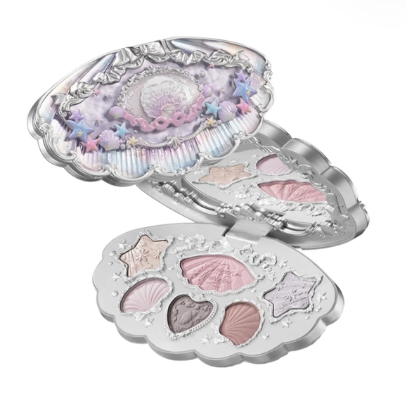 Flower Knows Shell's Jewel Eyeshadow Palette Moonlight Pearl - Picture 1 of 15